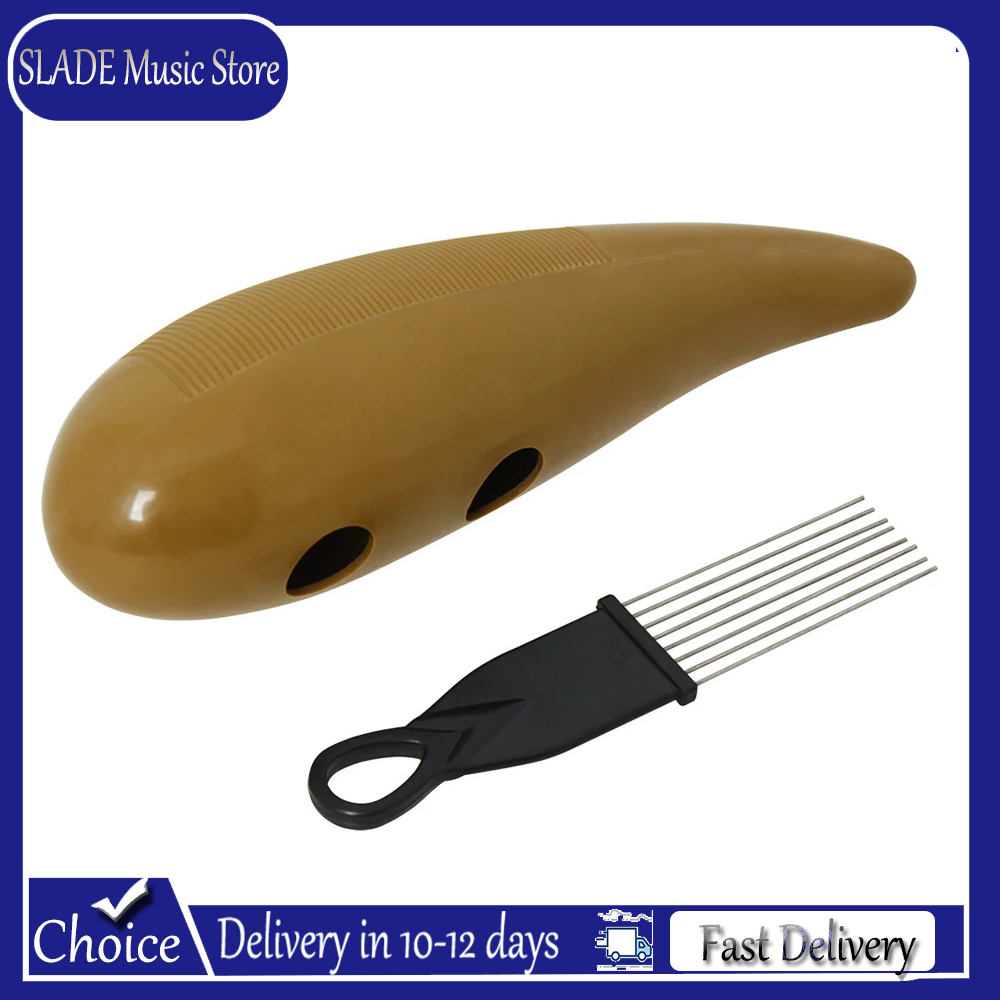 Guiro Scraper Instrument - آلة جيرو اللاتينية الموسيقية المصنوعة من