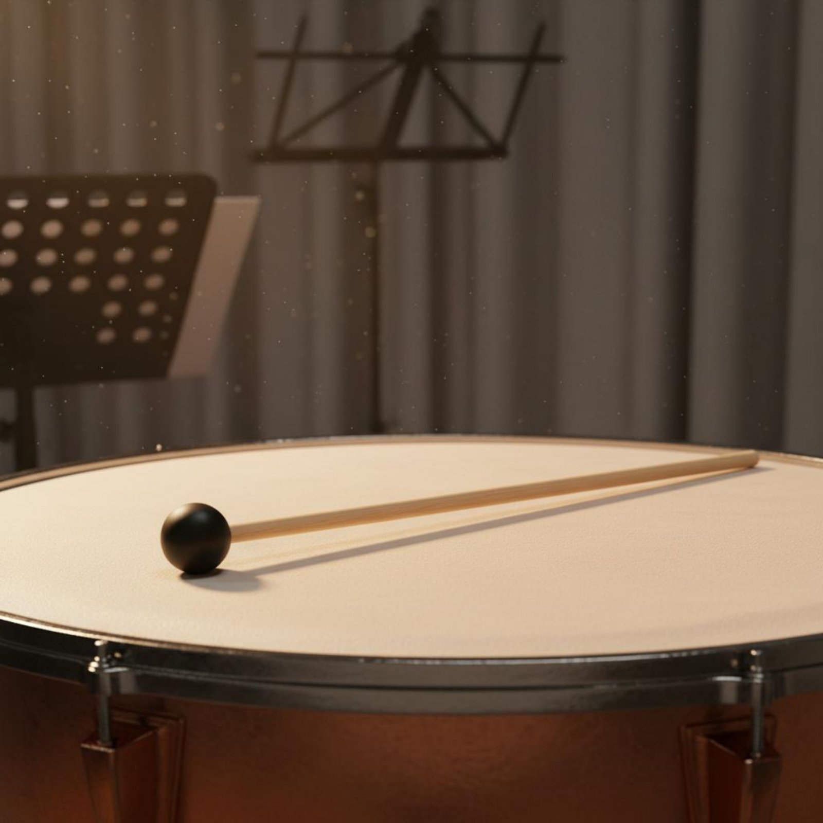 Musical Instrument Mallet - قطعتان من مطرقة الرأس السوداء ذات