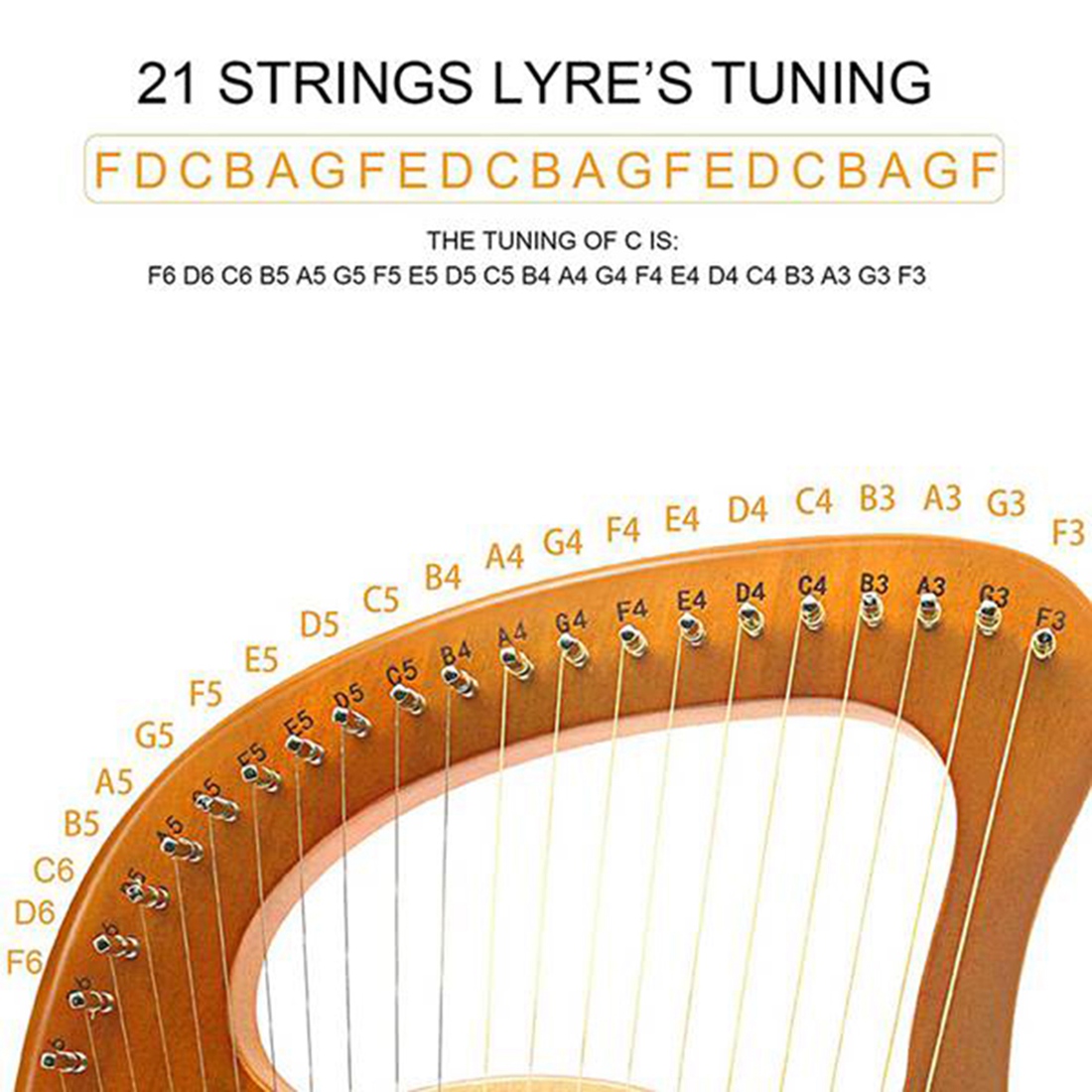 Musical Instrument With Strings - أوتار آلة القيثارة ABST ذات 21
