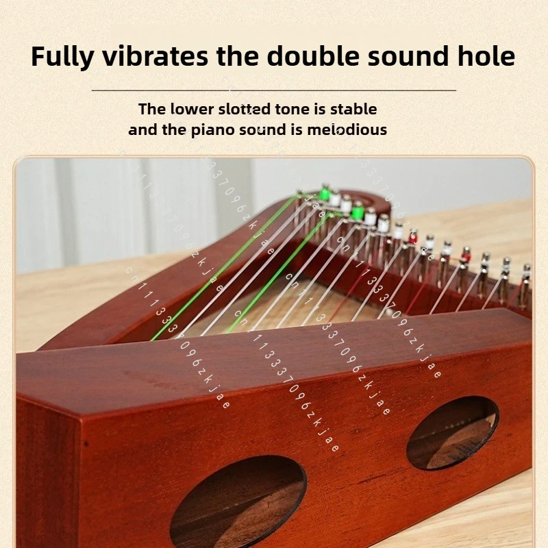 آلة القيثارة اليدوية ذات 15 نغ - مراجعة Musical Instrument With Strings وسعره
