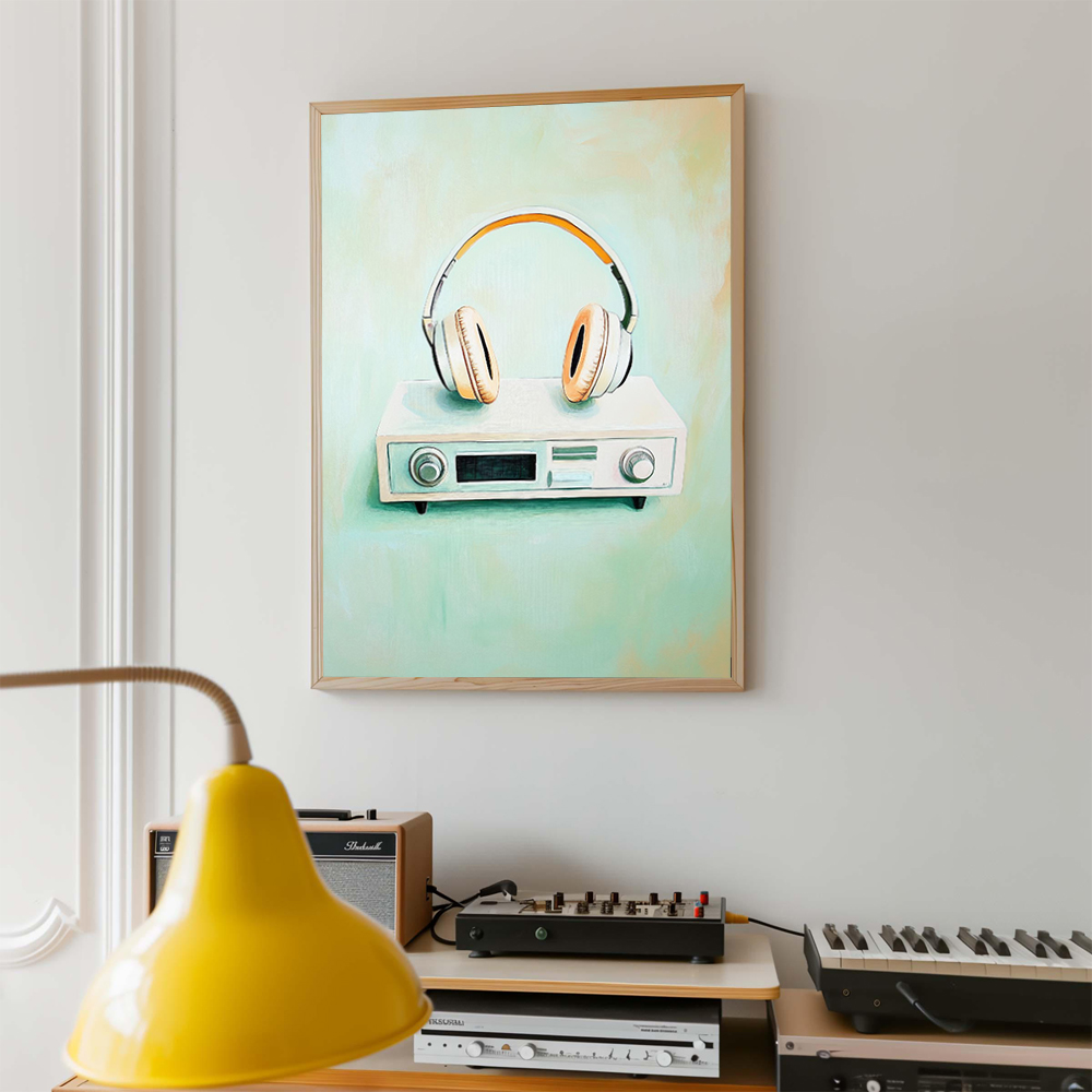 الرجعية الموسيقية ملصق فني مشغ - مراجعة Musical Instrument Images وسعره