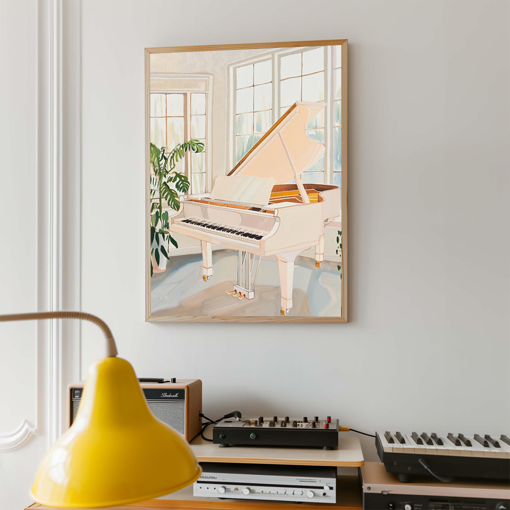 الرجعية الموسيقية ملصق فني مشغ - مراجعة Musical Instrument Images وسعره