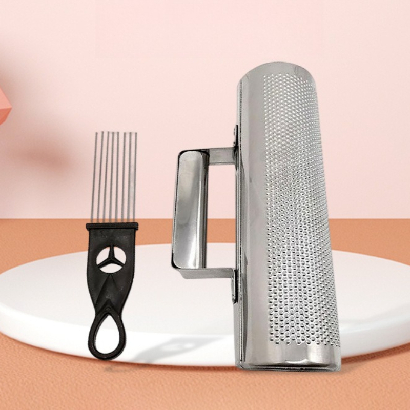 أداة جيرو معدنية محمولة مع مكش - مراجعة Guiro Scraper Instrument وسعره