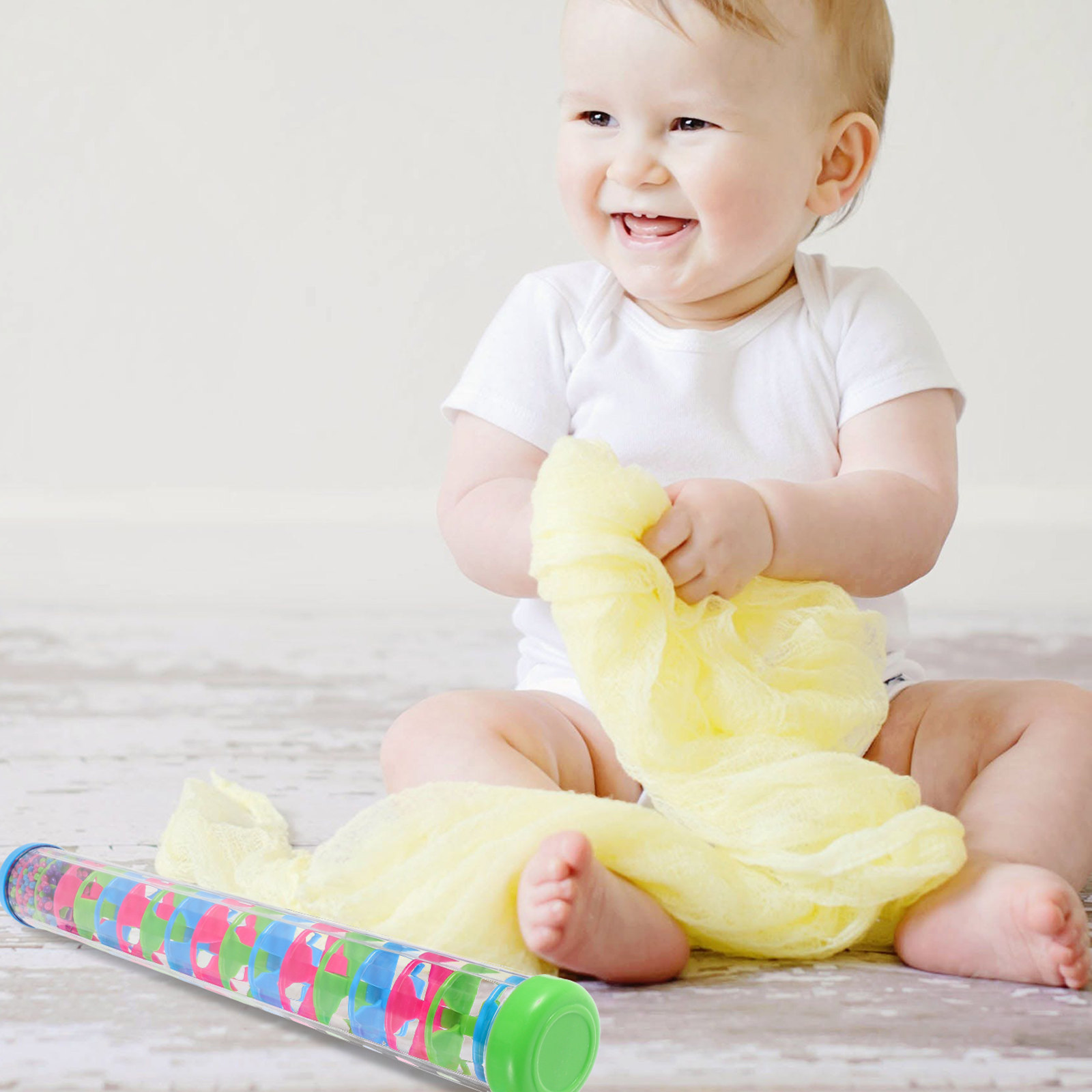 قطعتان من عصا المطر الموسيقية  - مراجعة Musical Instrument For Toddlers وسعره