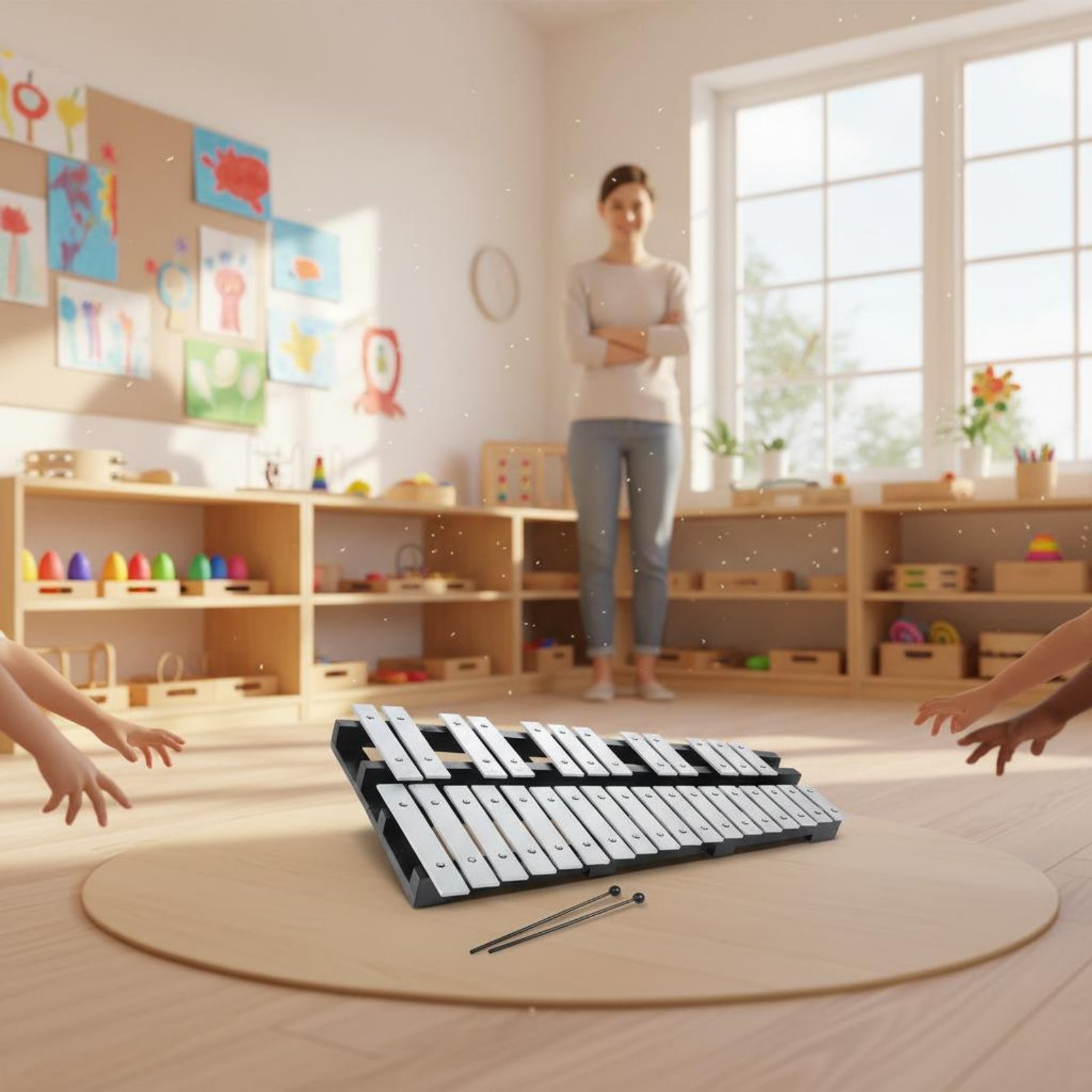 إكسيليفون من الألومنيوم مع حقي - مراجعة Musical Instrument Park وسعره